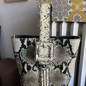 Brahmin snakeskin purse…